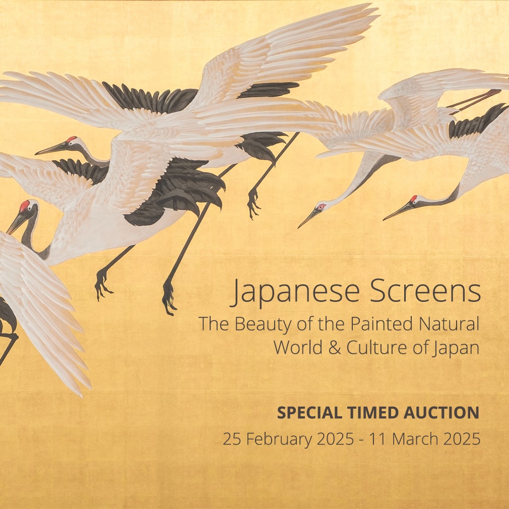 SPECIAL TIMED AUCTION - Japanese Screens: The Beauty of the Painted Natural World & Culture of Japan